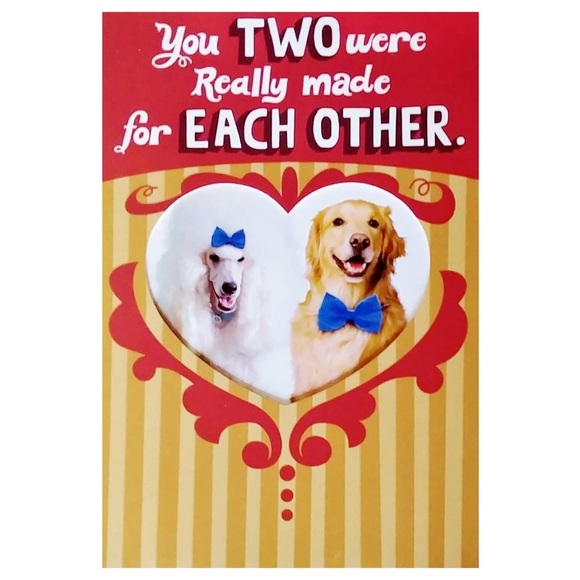 Pair Of Pups Pop Up Anniversary Card by Hallmark - Picture 2 of 11